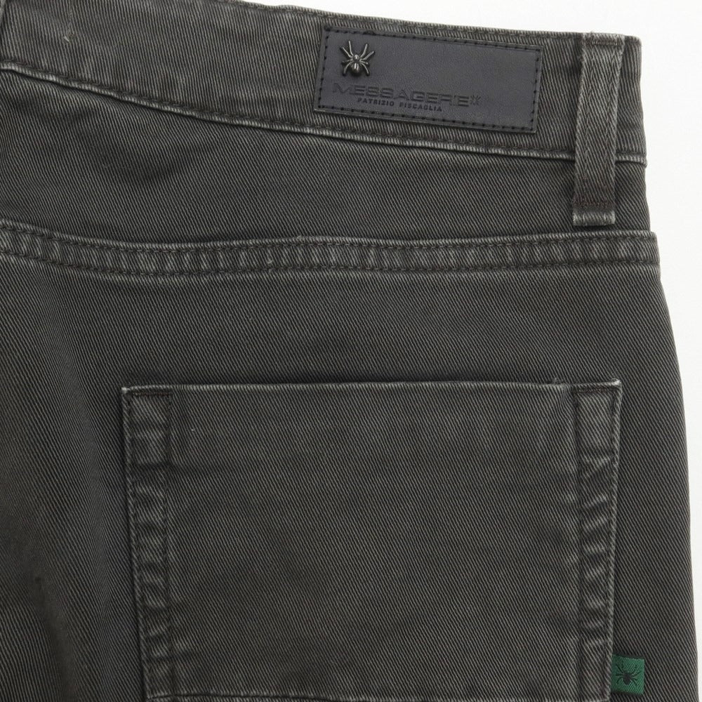 [Used] MESSAGERIE Stretch Denim Pants Jeans Black (Dark Gray) [31] [Condition Rank B] [Men&