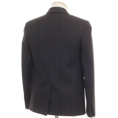 [Used] Saint Laurent Paris Wool Shadow Stripe Casual Jacket Black [42] [Condition Rank B] ​​[Men&