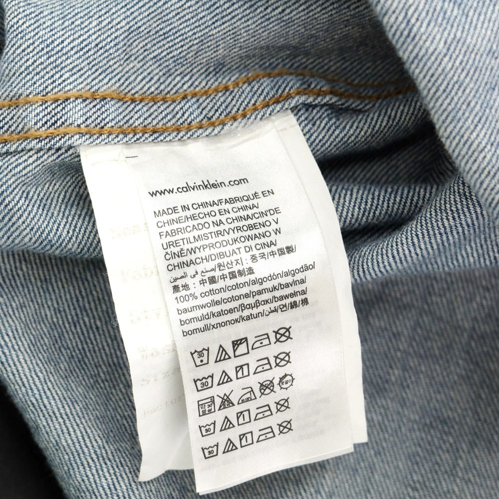 【中古】カルバンクラインジーンズ Calvin klein Jeans オーバーサイズ デニムウエスタンシャツ ブルーxレッド【 L 】【 状態ランクC 】【 メンズ 】
[EPD]