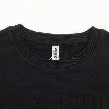 [Used] Moschino MOSCHINO Cotton Crew Neck Sweatshirt Black [M] [Condition Rank B] ​​[Men&