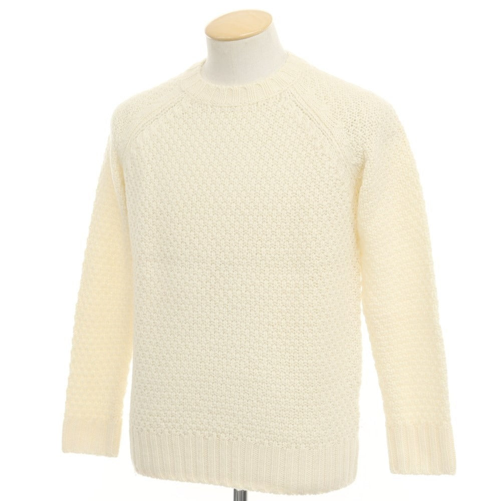 [Used] Letroyes Wool Low Gauge Pullover Knit Off-White [M] [Condition Rank B] ​​[Men&