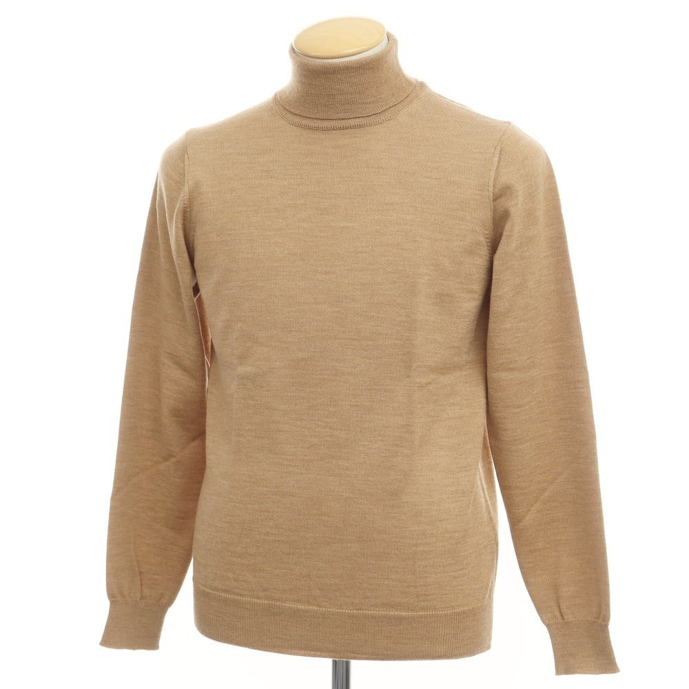 [Used] Alessandro Luppi Wool Turtleneck Pullover Knit Light Brown [46] [Condition Rank A] [Men&