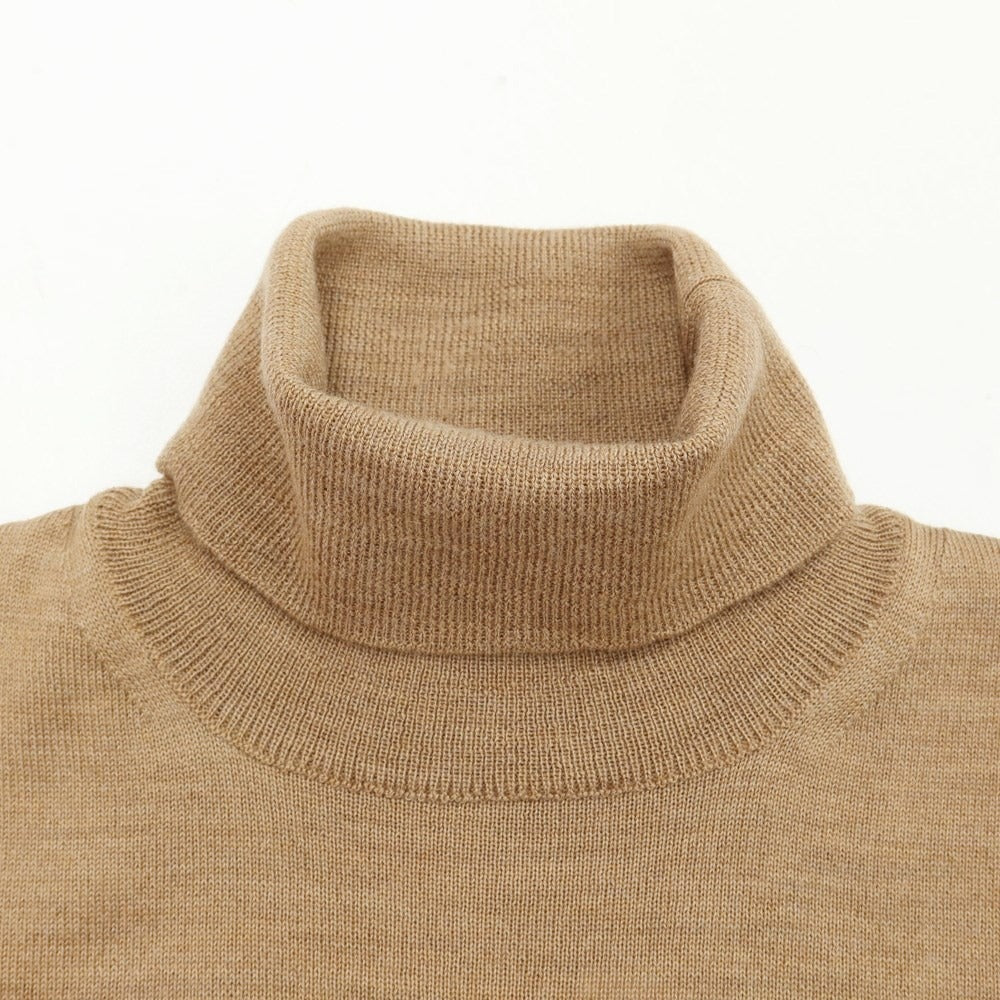 [Used] Alessandro Luppi Wool Turtleneck Pullover Knit Light Brown [46] [Condition Rank A] [Men&