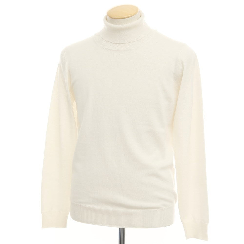 [Used] Alessandro Luppi Wool Turtleneck Pullover Knit White [46] [Condition Rank A] [Men&