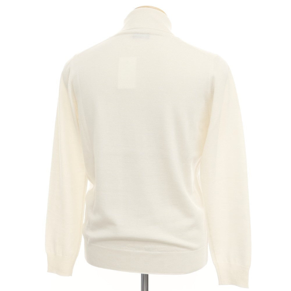 [Used] Alessandro Luppi Wool Turtleneck Pullover Knit White [46] [Condition Rank A] [Men&