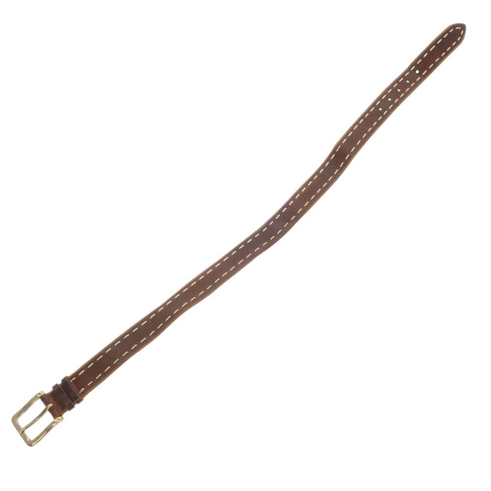 [Used] ORCIANI Leather Belt Brown [80] [Condition Rank D] [Men&