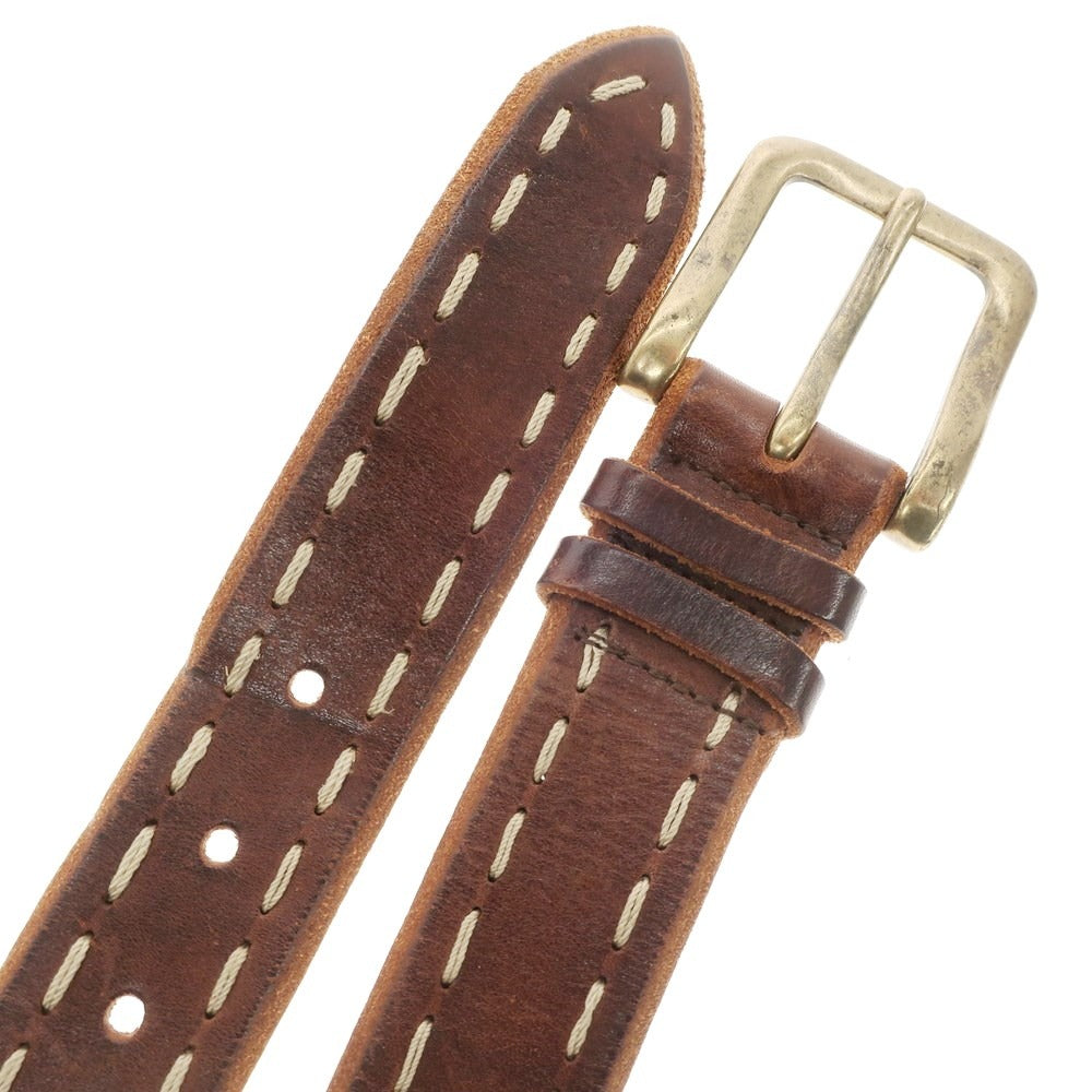 [Used] ORCIANI Leather Belt Brown [80] [Condition Rank D] [Men&