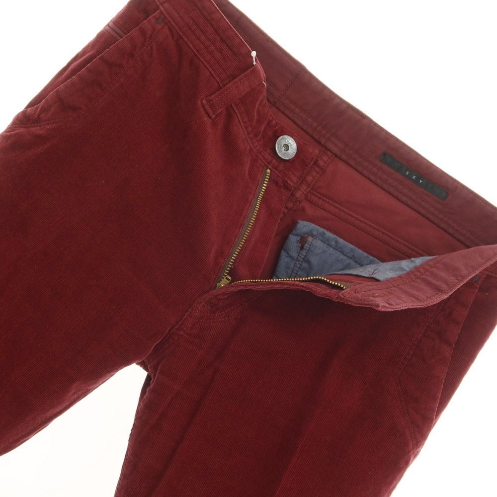 [Used] 23kuHOMME Cotton Corduroy Pants Wine Red [46] [Condition Rank B] ​​[Men&