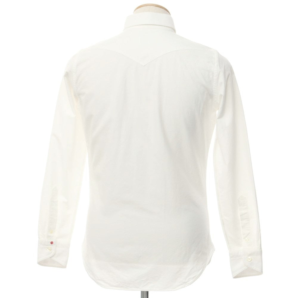 [Used] BOLZONELLA Cotton Button-down Casual Shirt White [37] [Condition Rank C] [Men&