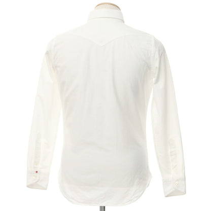 [Used] BOLZONELLA Cotton Button-down Casual Shirt White [37] [Condition Rank C] [Men&