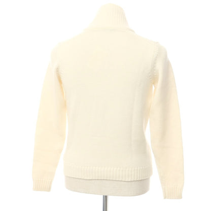 [Used] ZANONE wool shawl collar pullover knit off-white [44] [Condition rank B] ​​[Men&