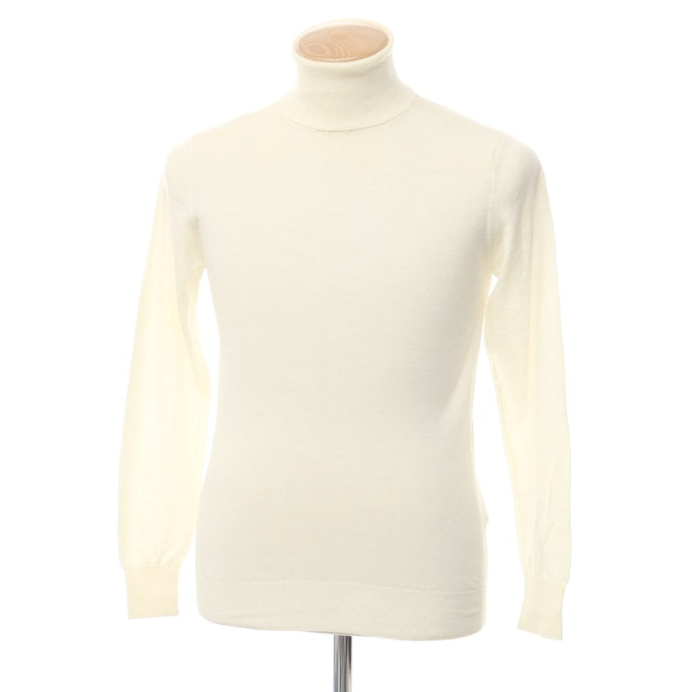 [Used] UNITED ARROWS Wool Turtleneck Pullover Knit Off-White [S] [Condition Rank C] [Men&