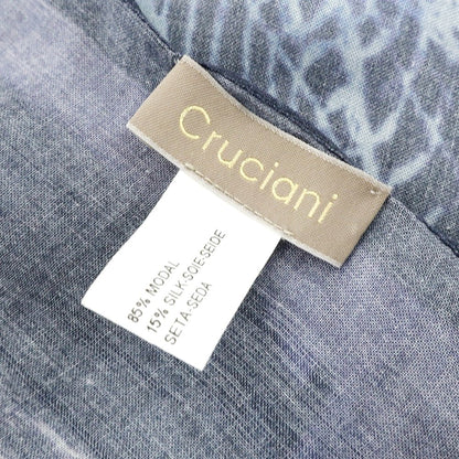 [Used] CRUCIANI scarf
 Navy x Blue [NVY] [S/S] [Condition Rank B] [Men&