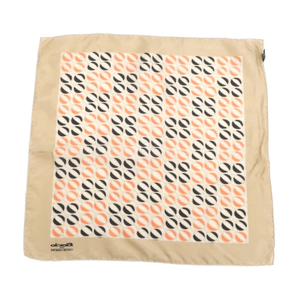 [Used] FIORIO Silk Pocket Square Dark Beige x Orange [Condition Rank B] [Men&