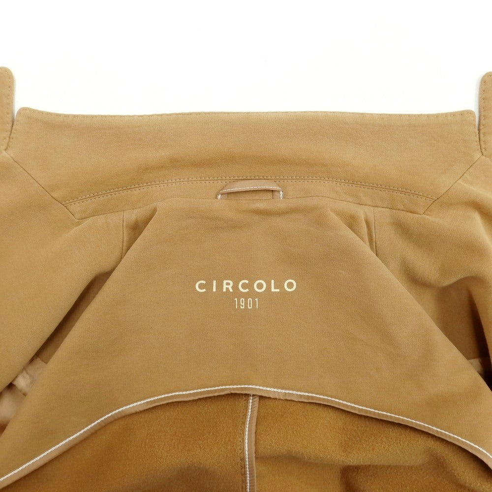 [Used] CIRCOLO 1901 Cotton Jersey Casual Jacket Camel [48] [Condition Rank C] [Men&