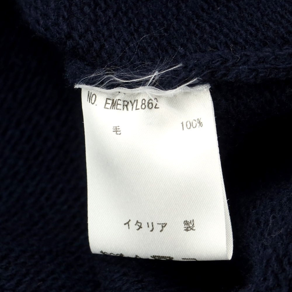 [Used] THE GIGI Wool Turtleneck Pullover Knit Navy x Blue [No size indicated (M size)] [Condition Rank B] ​​[Men&