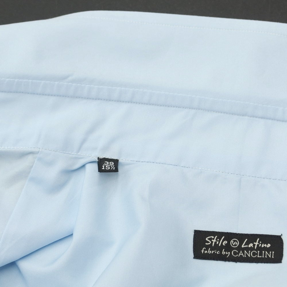 [Used] STILE LATINO Cotton Button-down Dress Shirt Light Blue [39] [Condition Rank B] [Men&