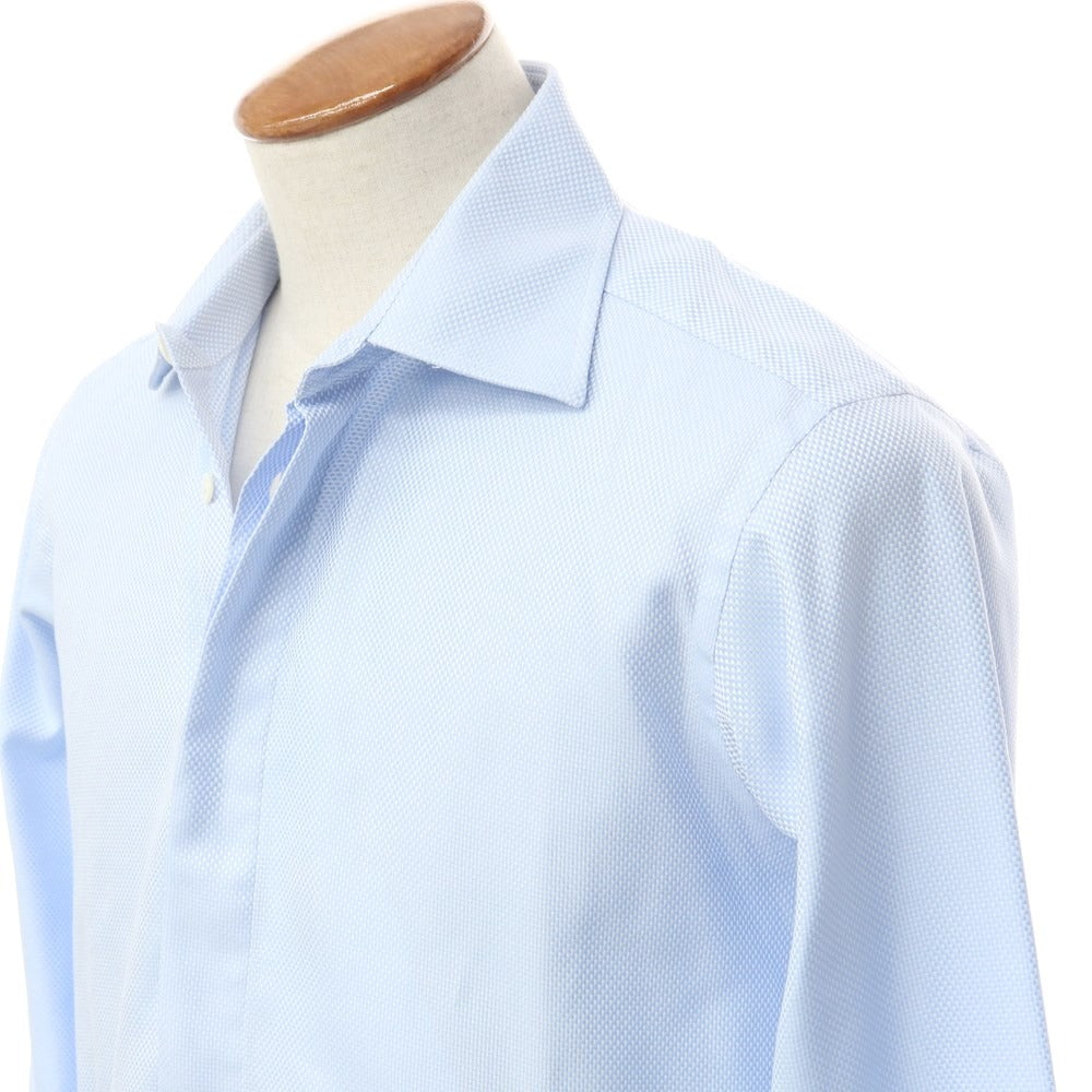 [Used] Kilgour Cotton Regular Collar Casual Shirt Light Blue x White [40] [Condition Rank C] [Men&