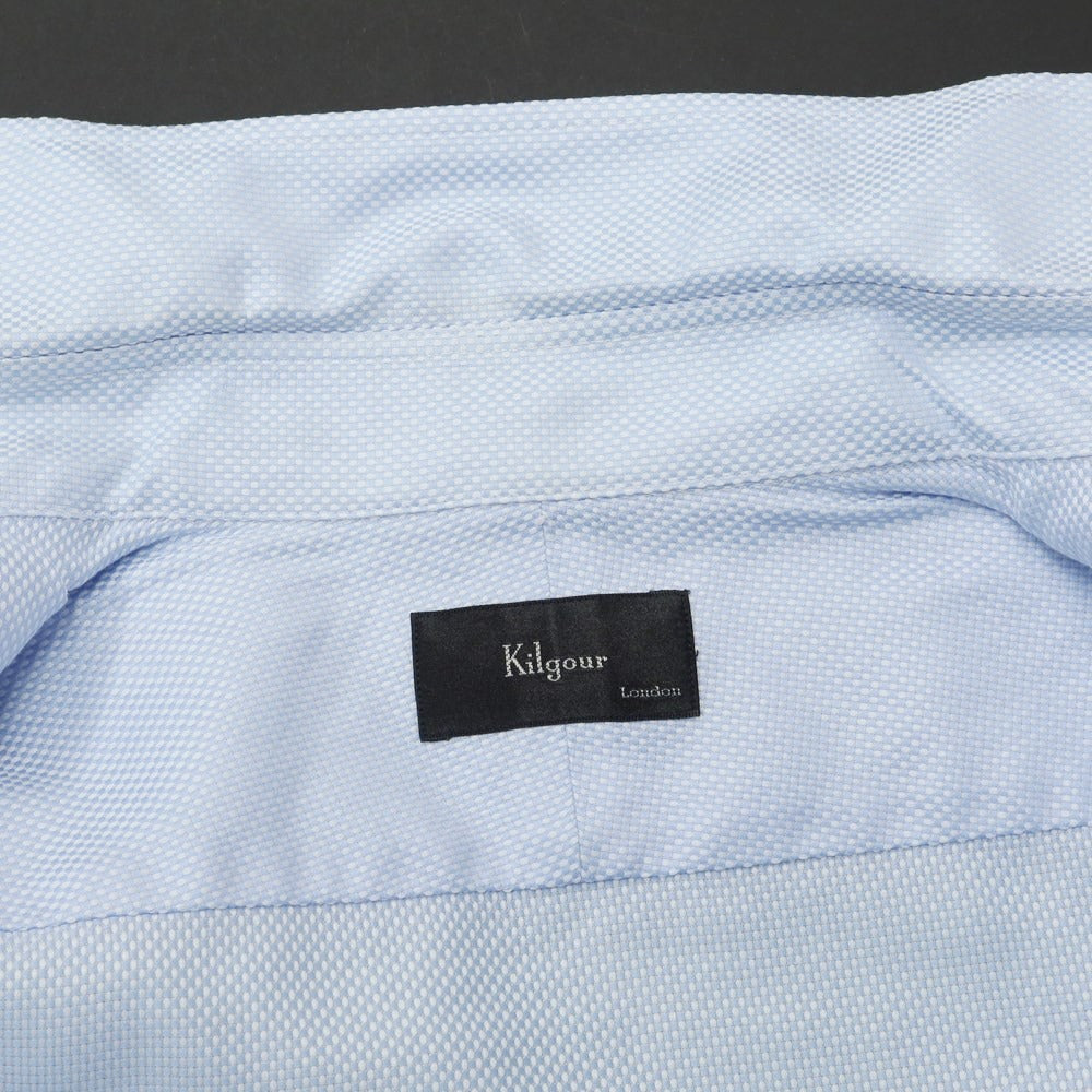 [Used] Kilgour Cotton Regular Collar Casual Shirt Light Blue x White [40] [Condition Rank C] [Men&