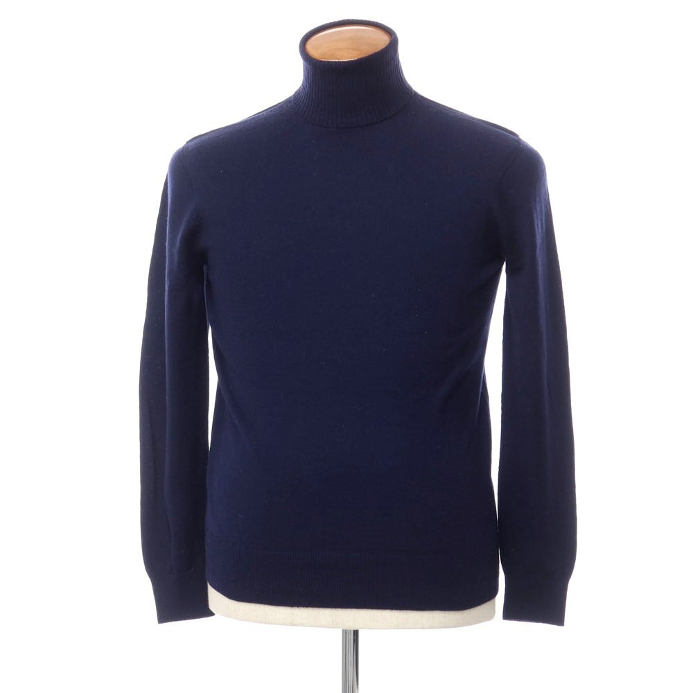 [Used] TRENTA OTTO Wool Turtleneck Pullover Knit Navy [1] [Condition Rank C] [Men&