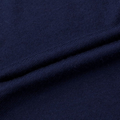 [Used] TRENTA OTTO Wool Turtleneck Pullover Knit Navy [1] [Condition Rank C] [Men&