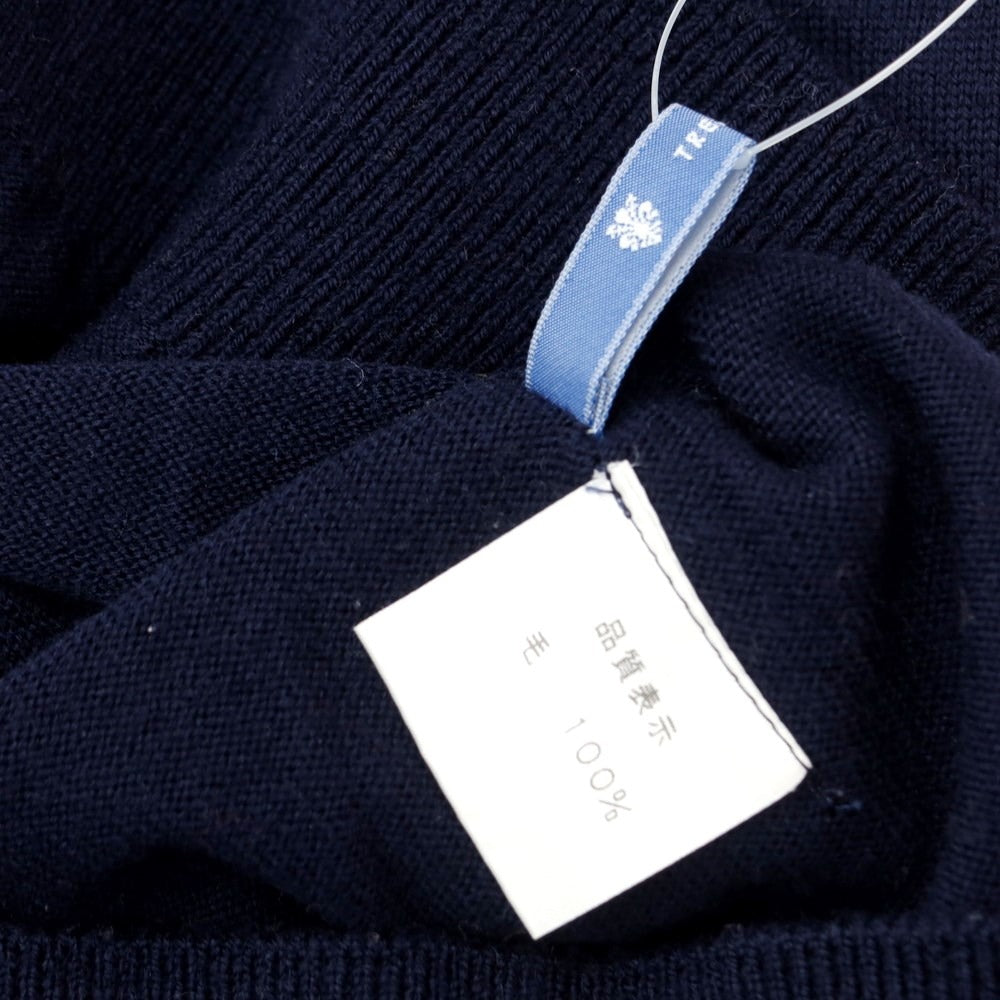 [Used] TRENTA OTTO Wool Turtleneck Pullover Knit Navy [1] [Condition Rank C] [Men&