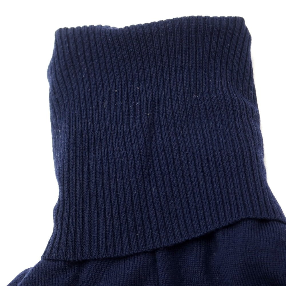 [Used] TRENTA OTTO Wool Turtleneck Pullover Knit Navy [1] [Condition Rank C] [Men&