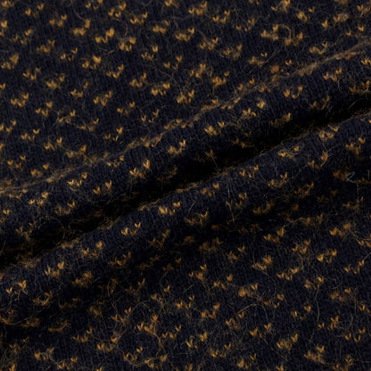 [Used] BECOME Rayon Nylon Wool Crew Neck Pullover Knit Navy x Brown [48] [Condition Rank C] [Men&