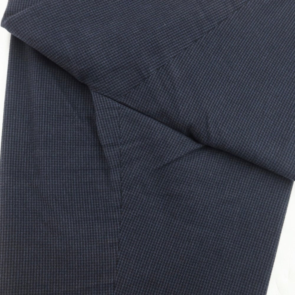 [Used] INCOTEX Cotton Houndstooth Casual Slacks Pants Navy [44] [Condition Rank C] [Men&