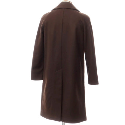 [Used] TAGLIATORE Wool nylon cashmere double-breasted coat, brown [46] [Condition rank A] [Men&