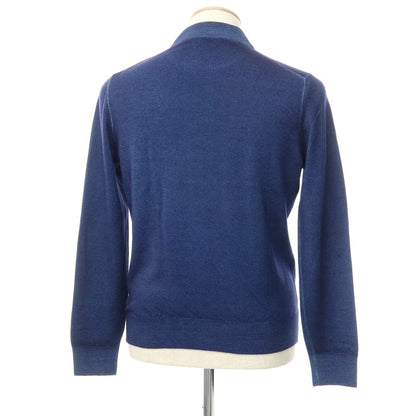 [Used] GRAN SASSO Wool Mock Neck Pullover Knit Navy [46] [Condition Rank A] [Men&