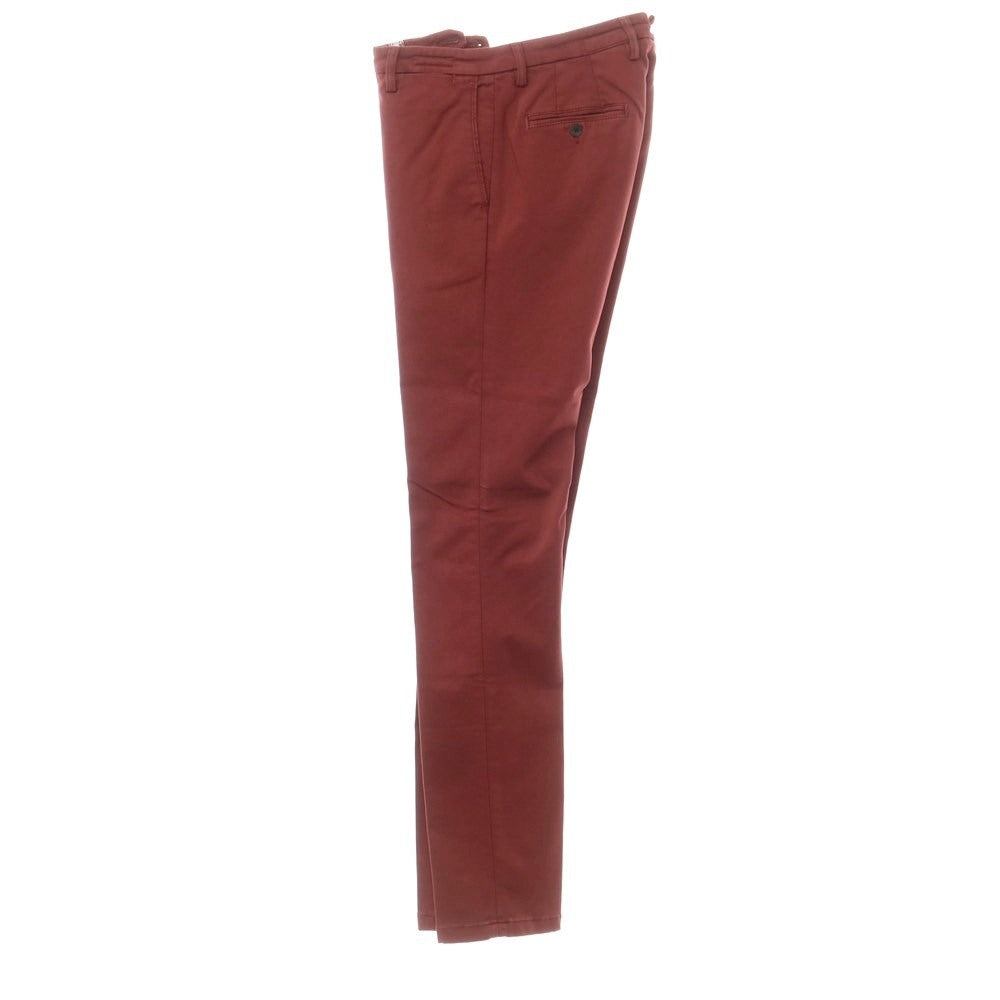 [Used] [Unused] Richard J Brown Stretch Cotton Polyester Casual Slacks Pants Maroon [31] [Condition Rank S] [Men&