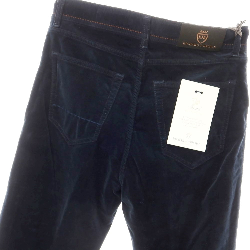 [Used] [Unused] Richard J Brown RICHARD J BROWN Moleskin Stretch Cotton 5 Pocket Pants Navy [29] [Condition Rank S] [Men&