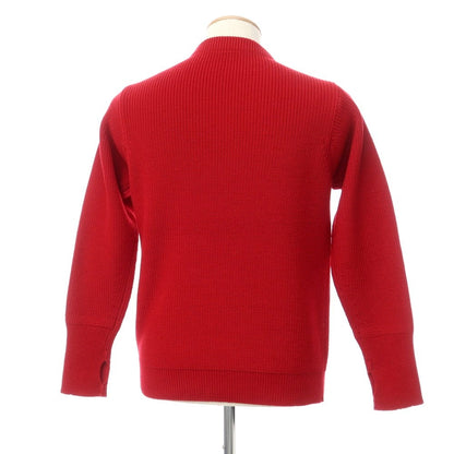 [Used] Andersen-Andersen Wool Mock Neck Pullover Knit Red [S] [Condition Rank A] [Men&