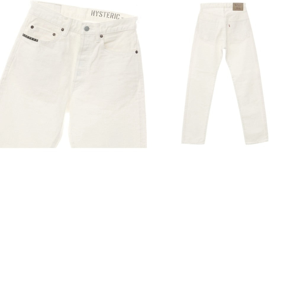 [Used] HYSTERIC GLAMOUR White Denim Pants Jeans White [28] [Condition Rank B] [Men&