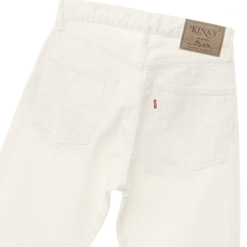 [Used] HYSTERIC GLAMOUR White Denim Pants Jeans White [28] [Condition Rank B] [Men&