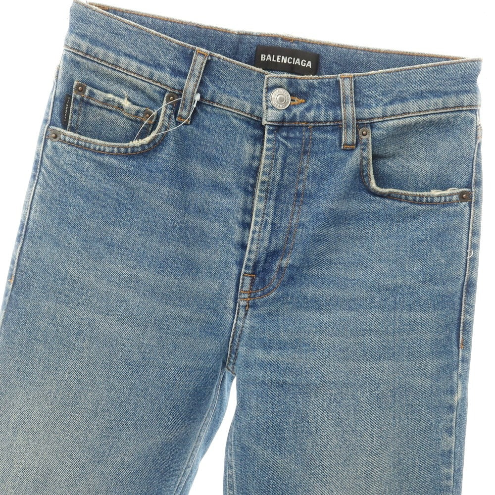 [Used] BALENCIAGA Distressed Denim Pants Jeans Blue [28] [Condition Rank D] [Men&