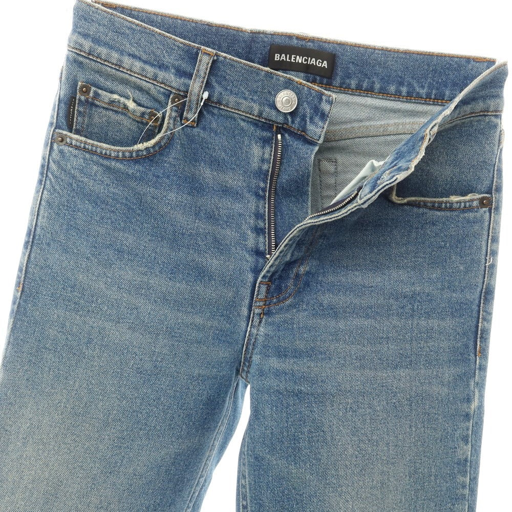 [Used] BALENCIAGA Distressed Denim Pants Jeans Blue [28] [Condition Rank D] [Men&