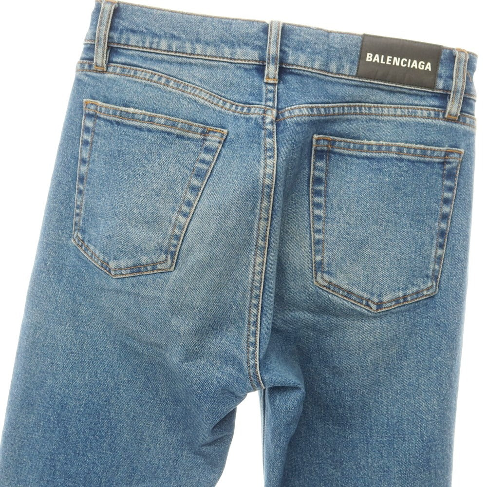 [Used] BALENCIAGA Distressed Denim Pants Jeans Blue [28] [Condition Rank D] [Men&