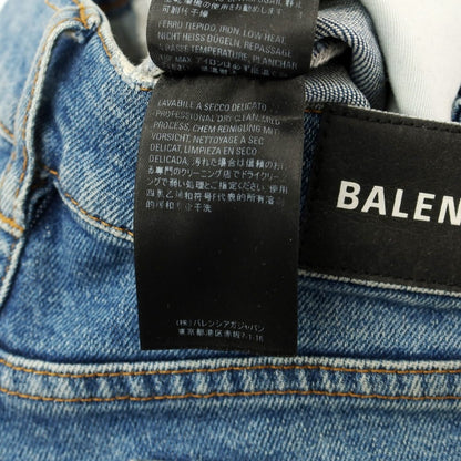 [Used] BALENCIAGA Distressed Denim Pants Jeans Blue [28] [Condition Rank D] [Men&