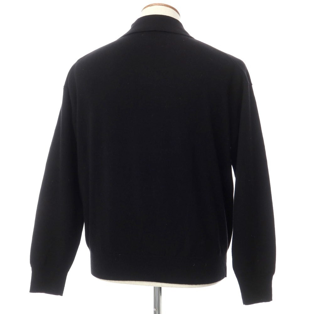 [Used] nakedgauge 2023 Fall/Winter Wool Polo Knit Black [1] [Condition Rank B] ​​[Men&