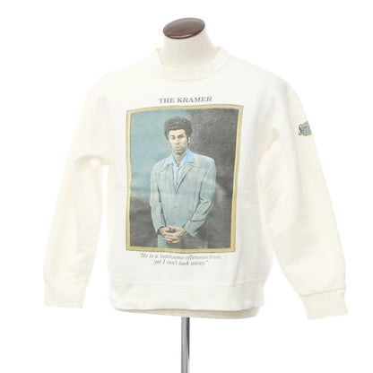 [Used] DELTA 90s Seinfeld The Kramer Cotton Sweatshirt White [L] [Condition Rank C] [Men&