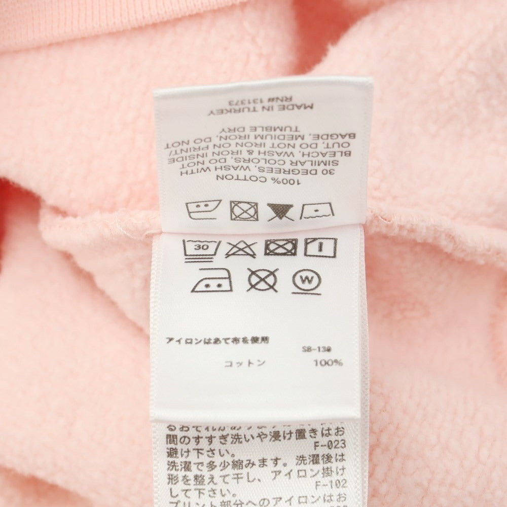 [Used] Saturdays NYC Cotton Crew Neck Sweatshirt Pink [L] [Condition Rank B] ​​[Men&