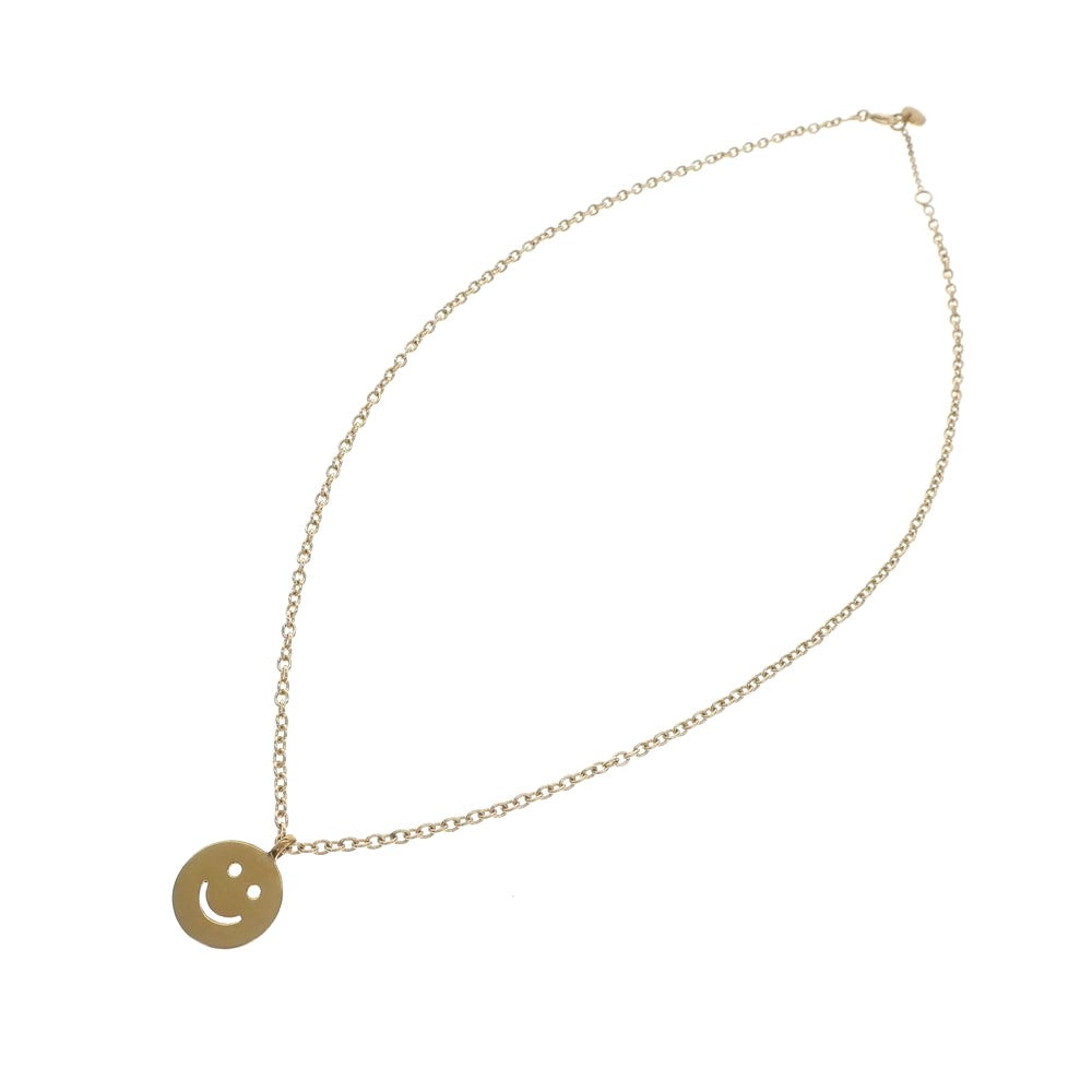 [Used] A.P.C. Smiley Mark Necklace Gold [Condition Rank B] [Unisex]
 [CPD]