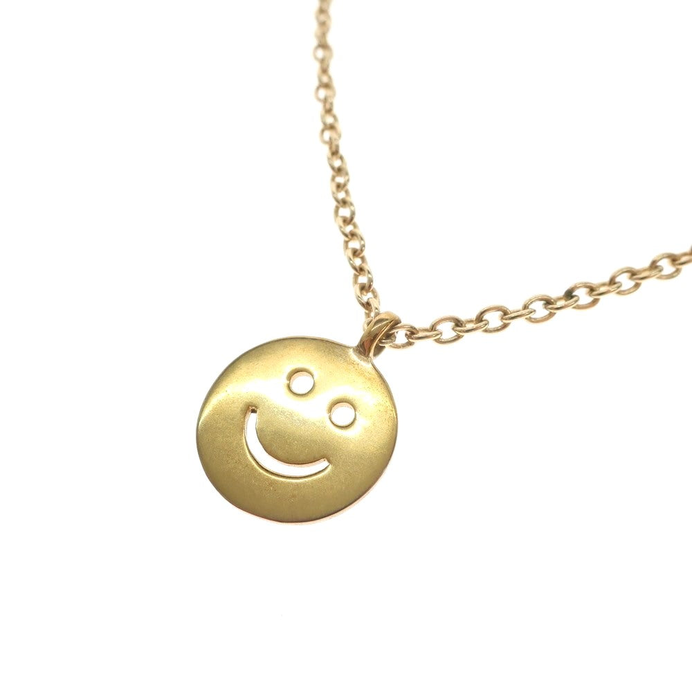 [Used] A.P.C. Smiley Mark Necklace Gold [Condition Rank B] [Unisex]
 [CPD]