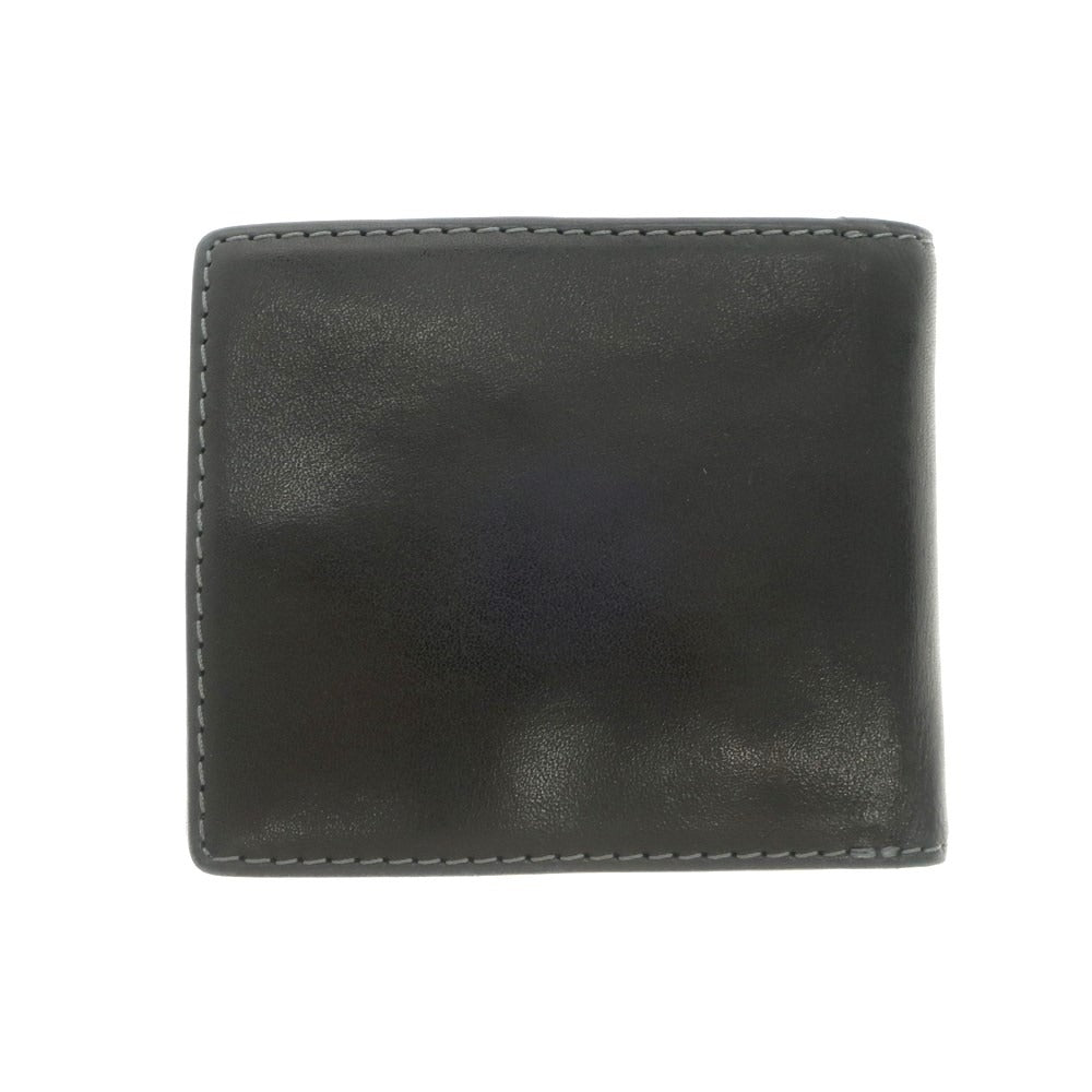 [Used] BAGGYPORT Leather Bi-fold Wallet Black [Condition Rank A] [Men&