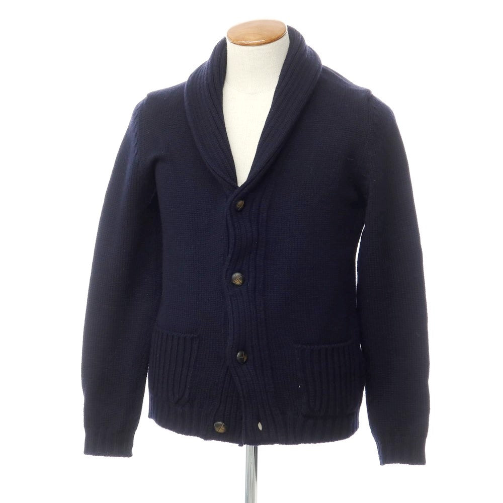 [Used] Roberto Collina ROBERTO COLLINA Mid-gauge wool shawl collar cardigan Navy [46] [Condition rank C] [Men&