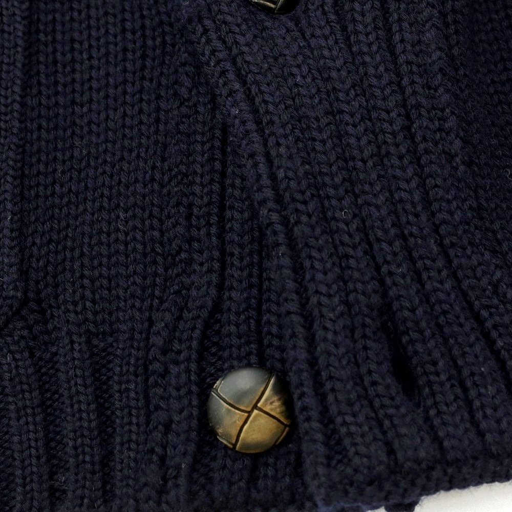 [Used] Roberto Collina ROBERTO COLLINA Mid-gauge wool shawl collar cardigan Navy [46] [Condition rank C] [Men&