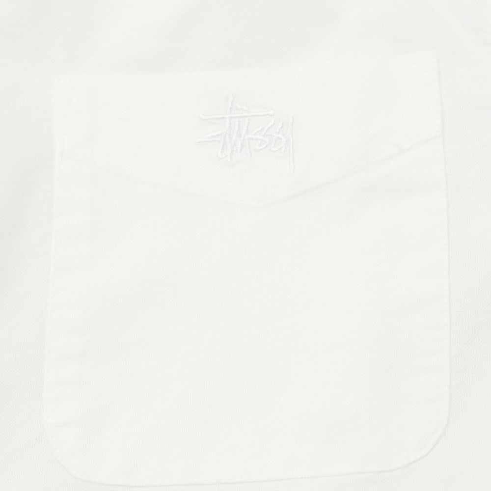 [Used] STUSSY Cotton Button-down Casual Shirt White [XL] [Condition Rank B] [Men&