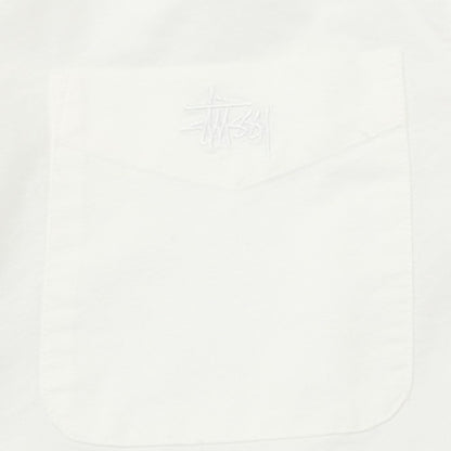 [Used] STUSSY Cotton Button-down Casual Shirt White [XL] [Condition Rank B] [Men&